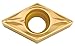 KYOCERA DCMX2151WP CA515 Turning Insert for Steel, CA515 Grade, Carbide, WP Chip Breaker, DCMX, 0.016" Corner Radius, Neutral, 0.2500" IC, TiCN/Al2O3/TiN