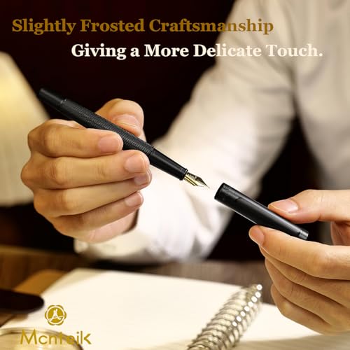 Mcnteik 2024BK01 Matte Black Forest Fountain Pen thumb #4