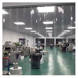 SYFXZZDS Transparente PVC Lamellentür Streifenvorhang 75x230cm