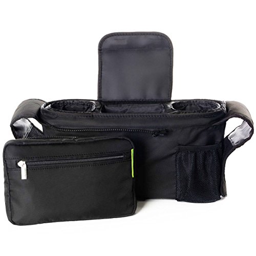 Ethan & Emma 109680 Universal Stroller Organizer - Elevate Your Experience W/ Insulated Cup Holders, Diaper Storage, Secure Straps, Detachable Bag thumb #7