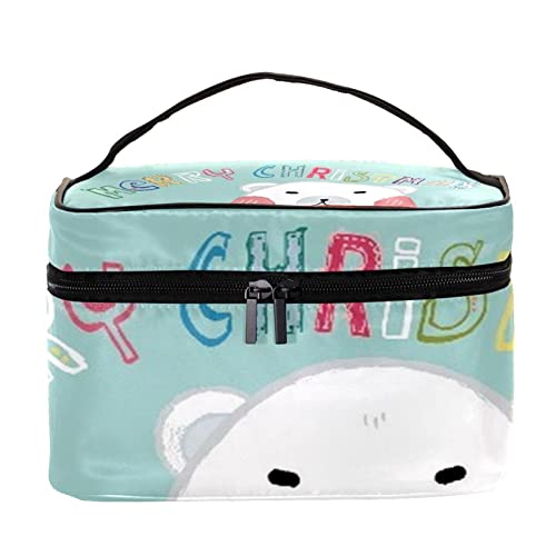 Trousse à maquillage portable pour les voyages et la toilette des filles