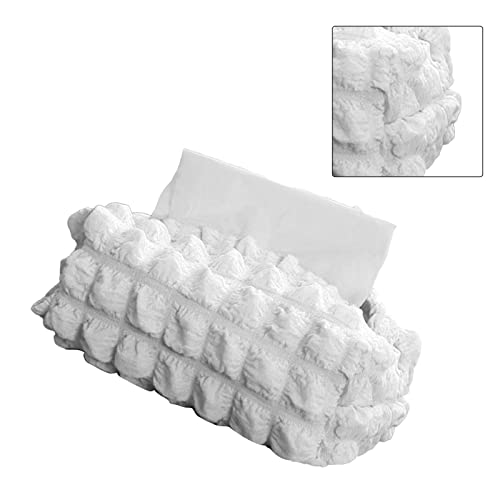 Chrees Bolsa para Cubrir Cajas de Pañuelos Almacenamiento Decorativo con Forro de Lona Gruesa y Exterior