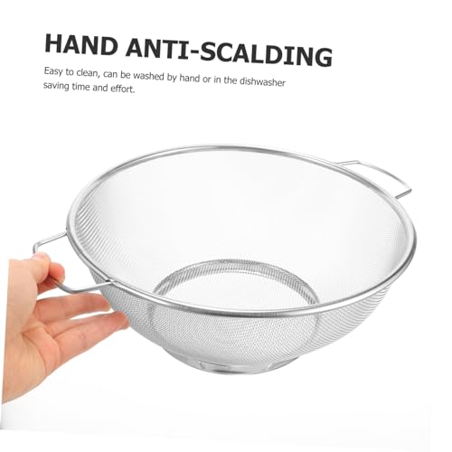 Colador de malla fina de acero inoxidable 2 cuartos miniatura 6