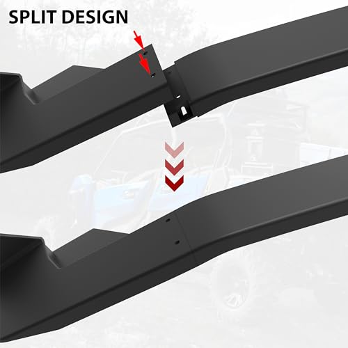 Image of SAUTVS XXL Wider Fender Flares for Can-Am Commander, Front Rear Extended Mud Flaps Mud Guards Extension for Can Am Commander 700 1000R MAX 2021-2026 Accessories (Replace #715006814)