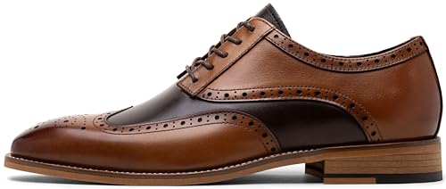 Image of Jousen Mens Dress Shoes Leather Oxford Classic Shoes Formal Business Dress Shoes for Men