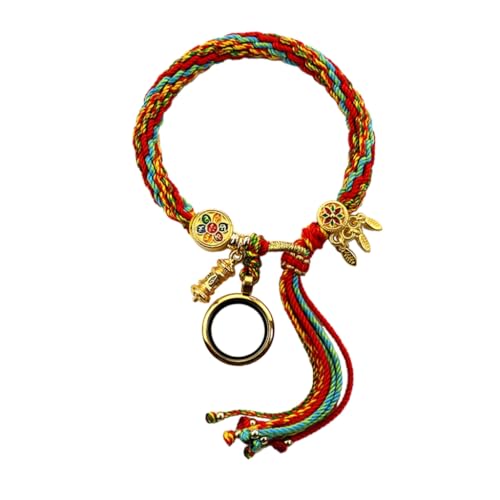 Elegant Tibetan Bracelet Memorial Bangle Simple Fringe Hand Strings for Women