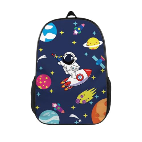 Space Backpack 17 inch Cartoon Space Backpack Large Capacity