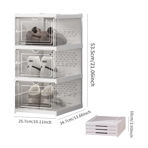 Boîte à chaussures transparente rigide pour présentoir de collection