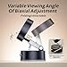 Eoegridte Vacuum Suction Magnetic Phone Holder, Foldable & Retractable Vacuum Magnetic Phone Stand Double-Sided Magnetic Car Phone Mount for All Phones Car/Mirror/Gym, Black