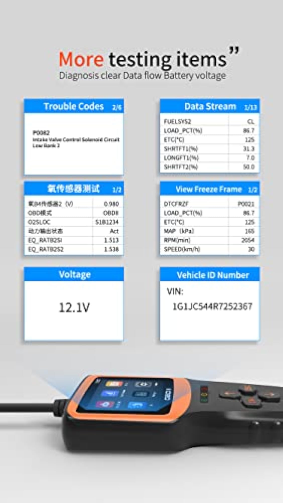 V317 Advanced OBD2 Diagnostic Scanner