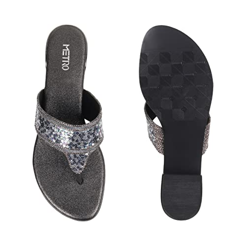Metro Women Flat Ethnic Slip-on