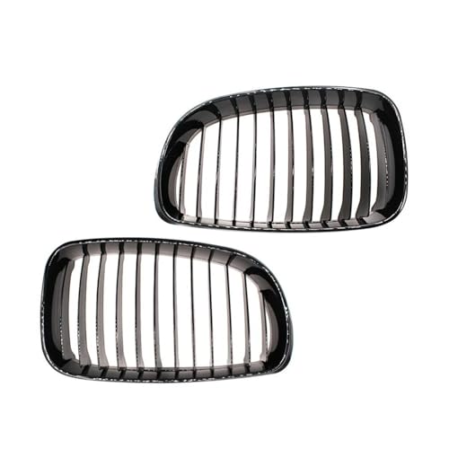 Grilles avant Série 1 E81 E82 E87 E88 en ABS robuste haute finition noir brillant