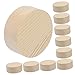iplusmile 10 Pezzi Fette Legno Naturale 5x2cm Per Progetti Fai Da Te Blocchi Rotondi Per Pittura e Decorazioni Artigianali Per Matrimoni Feste e Lavoretti Creativi immagine