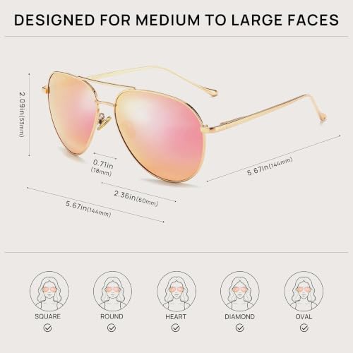 Aviator sunglasses for women - image 3