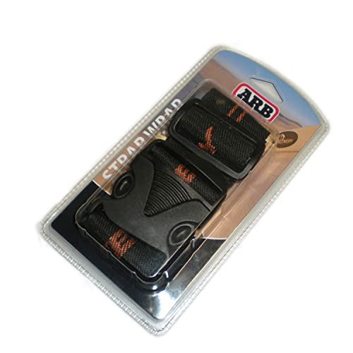 ARB 10100380 Strap Wrap 33 in Long 2 in Wide Snatch Straps, Winch Extension Straps and Tree Trunk Protectors - Black/Orange
