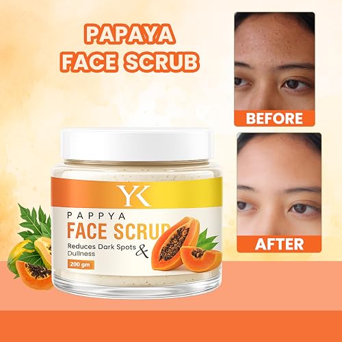 Image of Papaya Tan Removal Brightening & Revitalizing Face Scrub | Gentle Exfoliation | 200ml