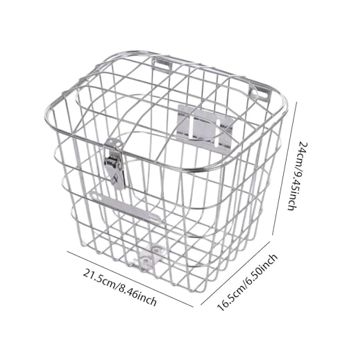 Panier de vélo sécurisé à serrure avec porte-vélos robuste en acier