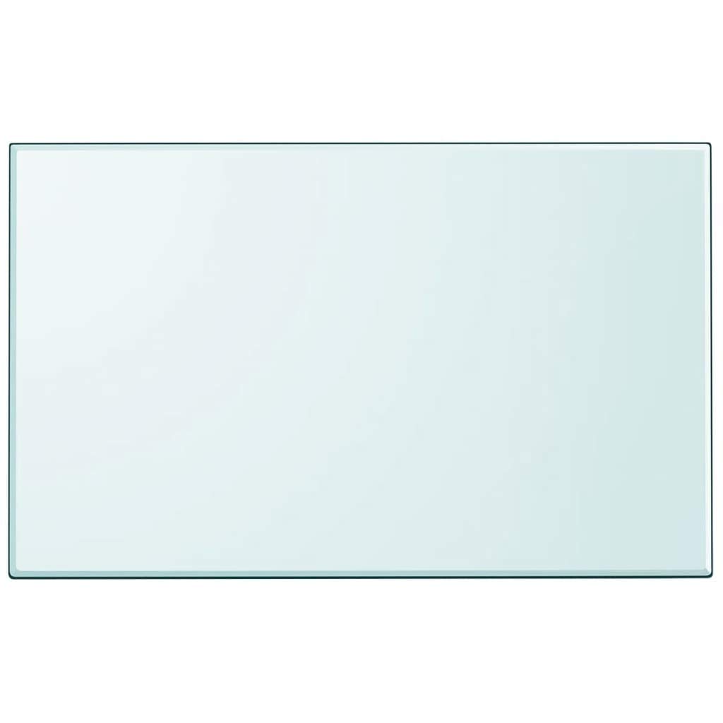 Refined Tablero de Mesa de Cristal Templado Cuadrado 1000x620 mm
