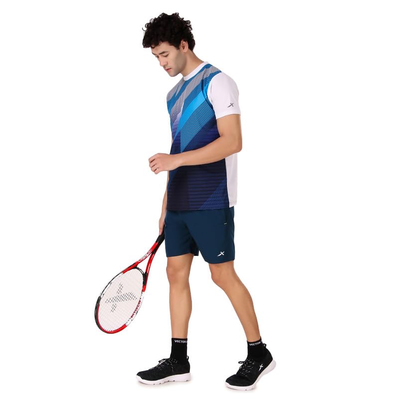 Image of VECTOR X Solid Men Sports Shorts Polyester with Right Pocket (Pack of 1)
