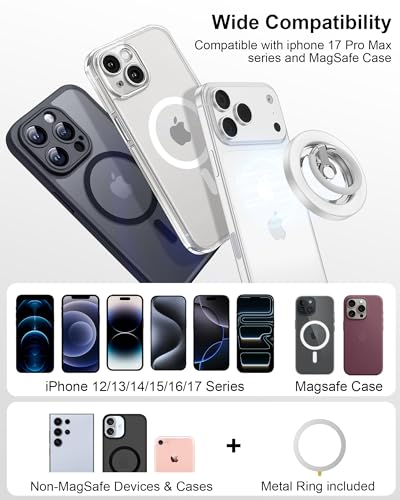 Image of Magnetic Phone Grip for Magsafe Stand,Dual-Sided Magnetic Phone Ring Holder