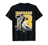 Number and Portrait Manny Machado San Diego MLBPA T-Shirt Small