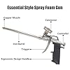 Qjaiune PU Spray Foam Gun Sealant Application Gun, Spray Insulation Expanding Foam Gun Applicator, Heavy Duty Dispensing Caulking Gun for Filling Sealing Windows Gap