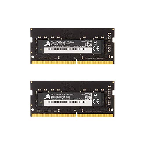 Astra Gear 32GB(16GBx2) DDR4 2666MHz SO-DIMM Upgrade for 2020 & 2019 Apple iMac 27" w/Retina 5K Display iMac SO-DIMM Memory Module Ram Upgrade CL19 1.2V (AHA19ASSRAG8T-AG26SD)