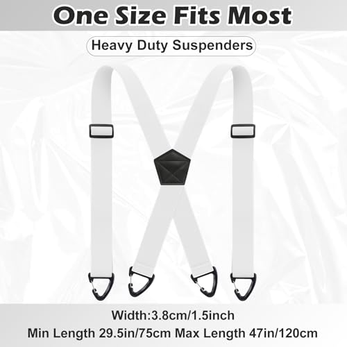 Image of Sintege X Back Hidden Suspender 1.5 Inches Under Clothing Heavy Duty Work Suspenders for Men Women