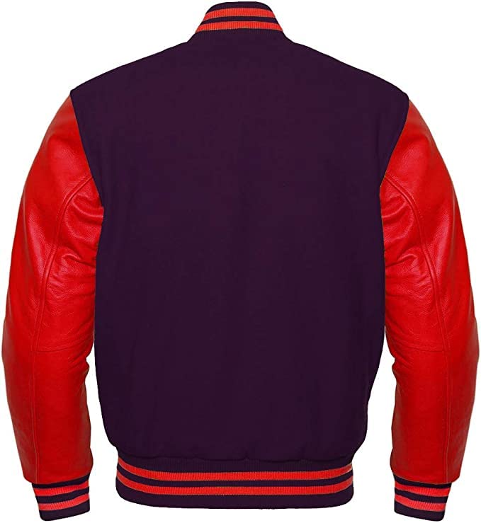 Kicky Varsity Jacket Original Leather Sleeves Melton Wool Letterman Boys College Varsity Jackets XS-5XL2