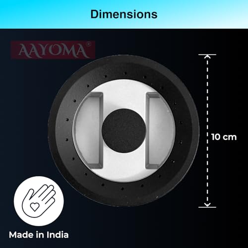 Image of Gas Hob Burner Parts for Kaff /Faber /Carysil /Crompton Etc | Kaff Burner Spares | Hob Burner Spare Parts | Faber Burner Set | 100 mm Size | Suitable for Multiple Brands