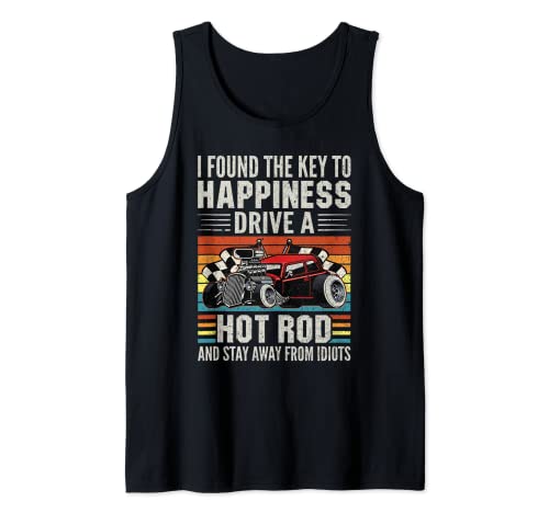 Retro Vintage Hot Rod Car Classic American Muscle Cars Camiseta sin Mangas