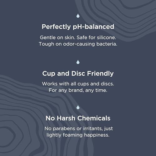 Image of Saalt Menstrual Cup Wash Cleanser - Menstrual Disc Wash - pH Balanced - No Irritants or Harsh Chemicals - 3.4 Fl Oz