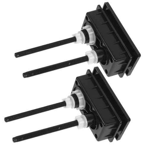 Sewroro Botón de Descarga Doble para Tanque de Inodoro 2 Piezas de Plástico ABS Duradero Compatible con Cisternas Generales Fácil Ajuste y Desmontaje Accesorio para Baño