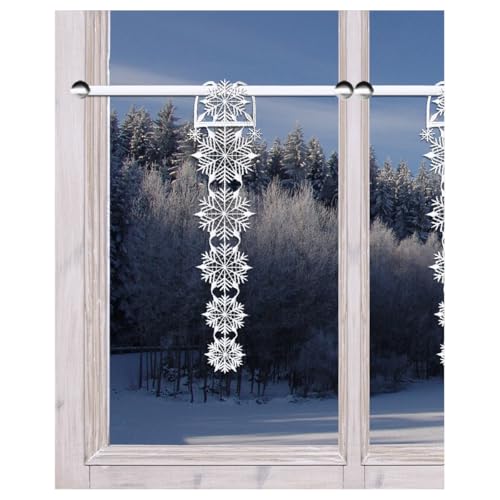 Girlande Fröhliche Winterzeit Plauener Spitze |...