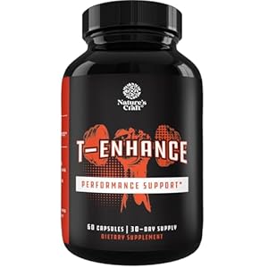 Testosterone Supplement for Men – Testosterone Booster for Men with Horny Goat Weed, Maca Root, Tongkat Ali & Tribulus Terrestris – Energy Support, Performance Enhancer, Muscles Building – 60 Capsules