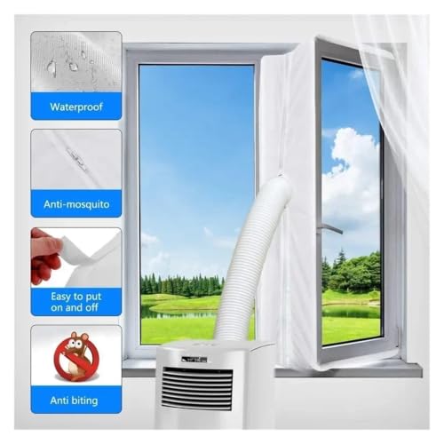 Junta para ventana de aire acondicionado con cremallera rápida para un sellado hermético 5
