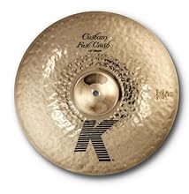 Zildjian K Custom crash with a new bell design Faster decay and quicker response than regular K Custom crashes Copper Tin ratio of 80/20 Paper thin weight with short sustain Brilliant finish