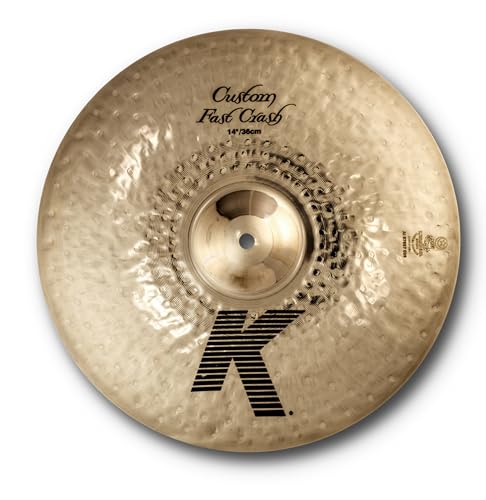 Cymbale Zildjian K Custom 14" Fast Crash Brilliant pour batteur exigeant