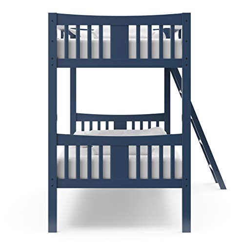 Image of Storkcraft Caribou Twin-Over-Twin Bunk Bed, Navy