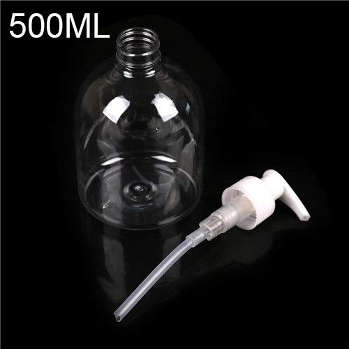 Preisvergleich Produktbild GiIiv 500 ml klare Kunststoffschaum Handpumpe kosmetische transparent Shampooflasche Behälterreinigungsseifenschaumspender Hotelbad