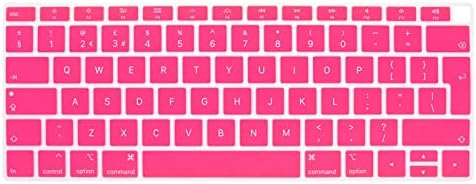 Se7enline Compatible with MacBook Pro 14 inch Keyboard Cover & 16 inch & MacBook Air 13.6 inch Keyboard Skin(UK Layout) 2021 2022 TPU Protector for M1 Pro/M1 Max/M2 A2442/A2485/A2681,Transparent/Clear