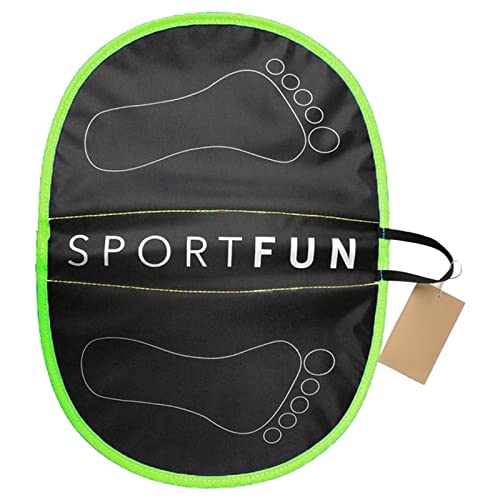 chiwanji de Neopreno Impermeable Duradero Cambiador de pies Alfombrilla de a Tierra con Piscina Ropa Plegable Oxford para Gimnasio, Verde