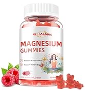 Magnesium Gummies for Men Women Natural Magnesium Citrate Gummy Supplement Sugar Free Supports Mu...