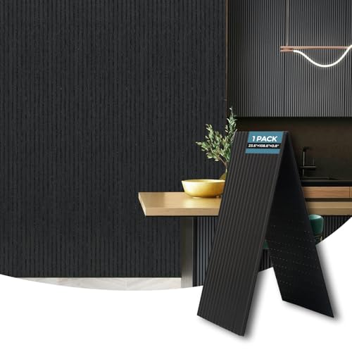 AKUMAX Foldable Wood Panels-3D Slat Wall Panelling for Wall-Ceiling and