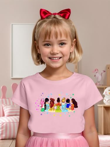 Magical Girl Shirt Cute Snacks Graphic Tee Toddler Kids Girls Holiday Short Sleeve Outfits Tops 3-10 Years 5
