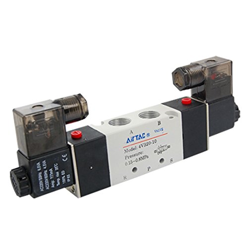 Électrovanne 4V320-10 de commande pneumatique à guide intérieur AC220V - 2