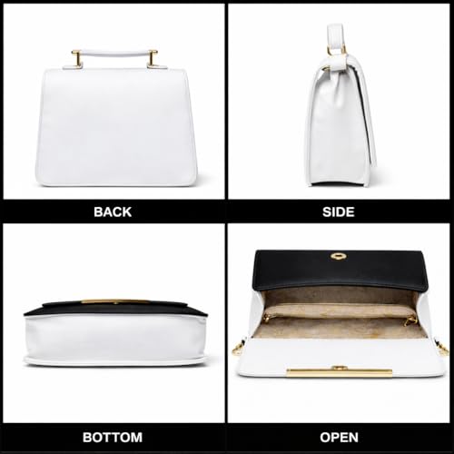 Image of ETLIS Women's Stylish Sling Bag | Faux Leather Crossbody Handbag with Gold Chain Strap | Small Shoulder Purse for Daily Use, Party & Travel