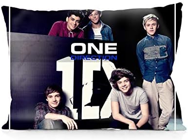 DoubleUSA 1D One Direction Pillowcases Both Sides Print Zipper Pillow Covers 20"x30"