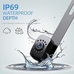 eRapta HD 1080P Backup Camera,AHD Compatible,License Plate Rear View Camera for Car,Metal Housing,IP69 Waterproof Rearview Universal Reverse Cam Kit for Vehicle SUV RV Pickup,AGQT01 - Image 4