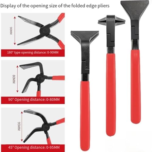 Alicates plegables para doblar chapa metálica de 280 mm herramienta para techos 6